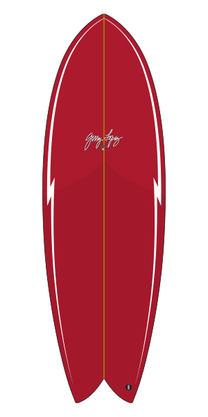 2023 SURFTECH GERRY LOPEZ ;Something Fishy ;6'0”x21.75”x2.5” 39.4L  ;