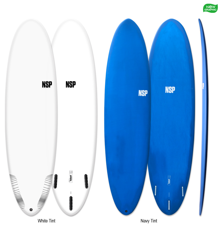 2023 NSP FUNBOARD ;PROTECH ;6'8",7'2",7'6" ;ホワイトティント