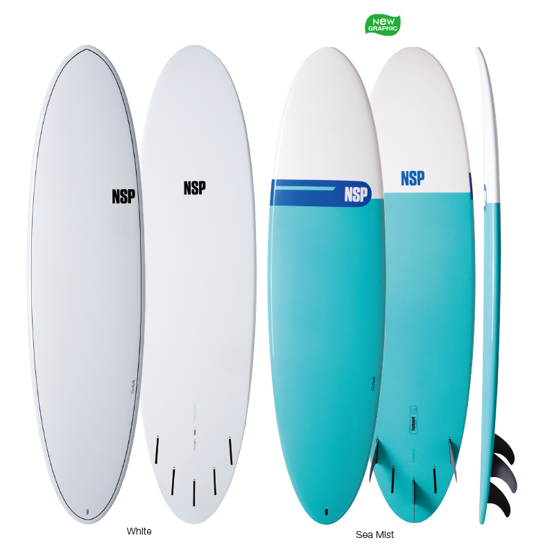 2023 NSP FUNBOARD ;ELEMENT ;6'8",7'2",7'6" ;ホワイト