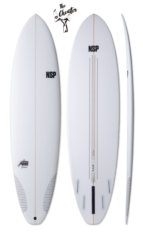 2023 NSP THE CHEATER ;CSE SHAPERS UNION ;7’0" x 20 3/4" x 2 3/4" 44.2L ;