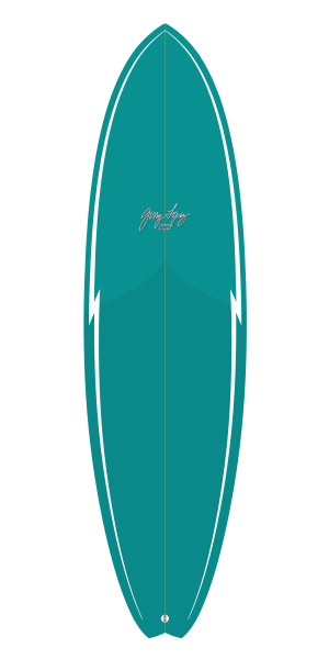 2023 SURFTECH GERRY LOPEZ ;Little Darlin ;6'4x20.25”x2.625” 36.8L ;