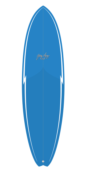 2023 SURFTECH GERRY LOPEZ ;Little Darlin ;7'11"x21.5"x2.875" 53.5L ;