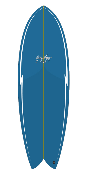 2023 SURFTECH GERRY LOPEZ ;Something Fishy ;5'6”x21.75”x2.5” 36.1L ;